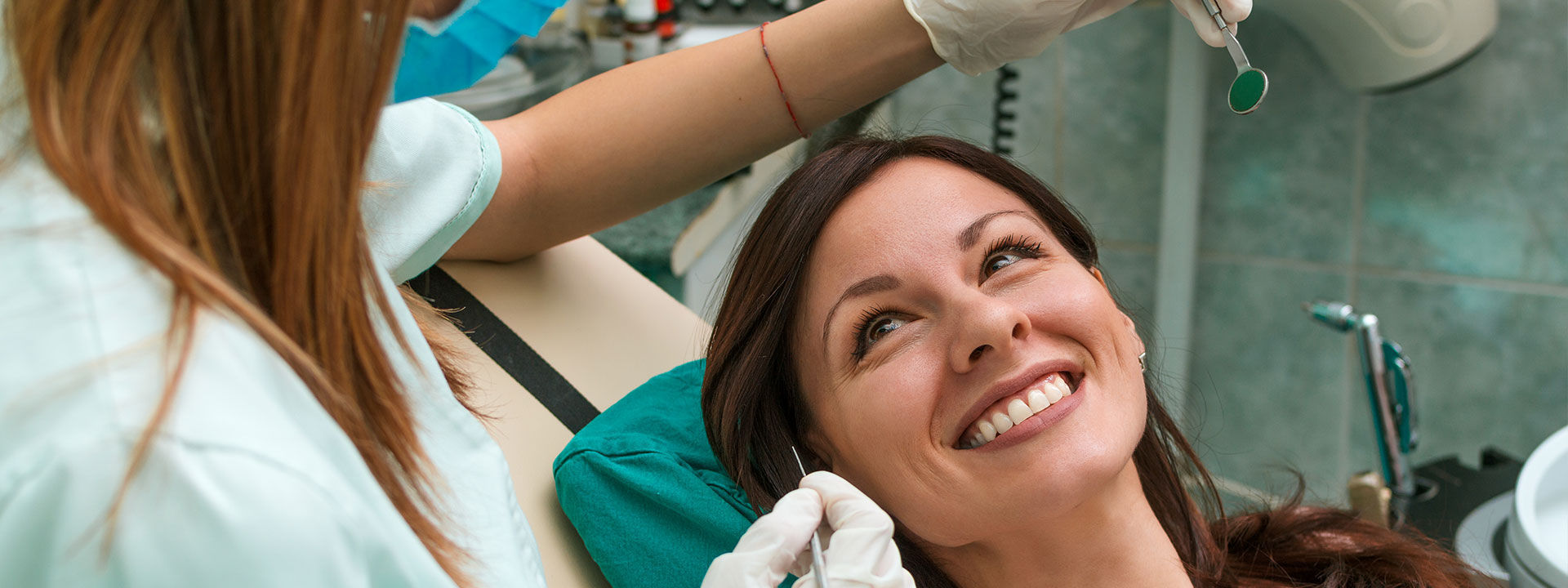 Beautiful woman smiling after Special Needs Dentistry